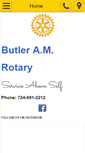 Mobile Screenshot of butleramrotary.com